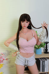 168cm (5.51ft) Big Bust Silicone Head & Body Lovely Asian Sex Doll CFBM250413 Yukie Movable Jaw