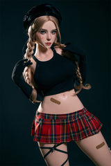 164cm (5.38ft) Big Bust Silicone Head & Body Sweet Cool Girl Sex Doll D5052001 Dragana FB6