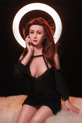 165cm (5.41ft) Big Bust Sexy Redhead Silicone Head & Body Love Doll CFB2412130 Fia