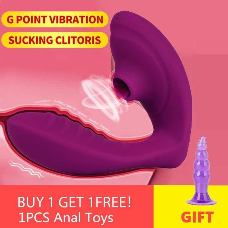 Clit Sucker G Spot Vibrator Double Use Sex Toy - Best Love Sex Doll