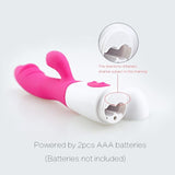 Waterproof Dildo Rabbit Vibrator for Women G Spot and Clitoris Dual Vibration