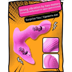Waterproof Napkin-Shaped Wearable Butterfly Clitoris Stimulator G-Spot Vibrator - Best Love Sex Doll