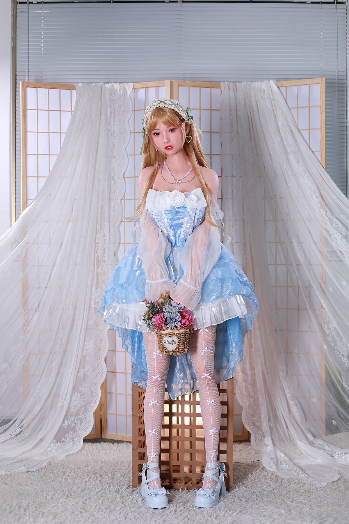 168cm (5.51ft) Big Boobs Silicone Head & Body Loli Love Doll CFBM250406 Dorota Movable Jaw