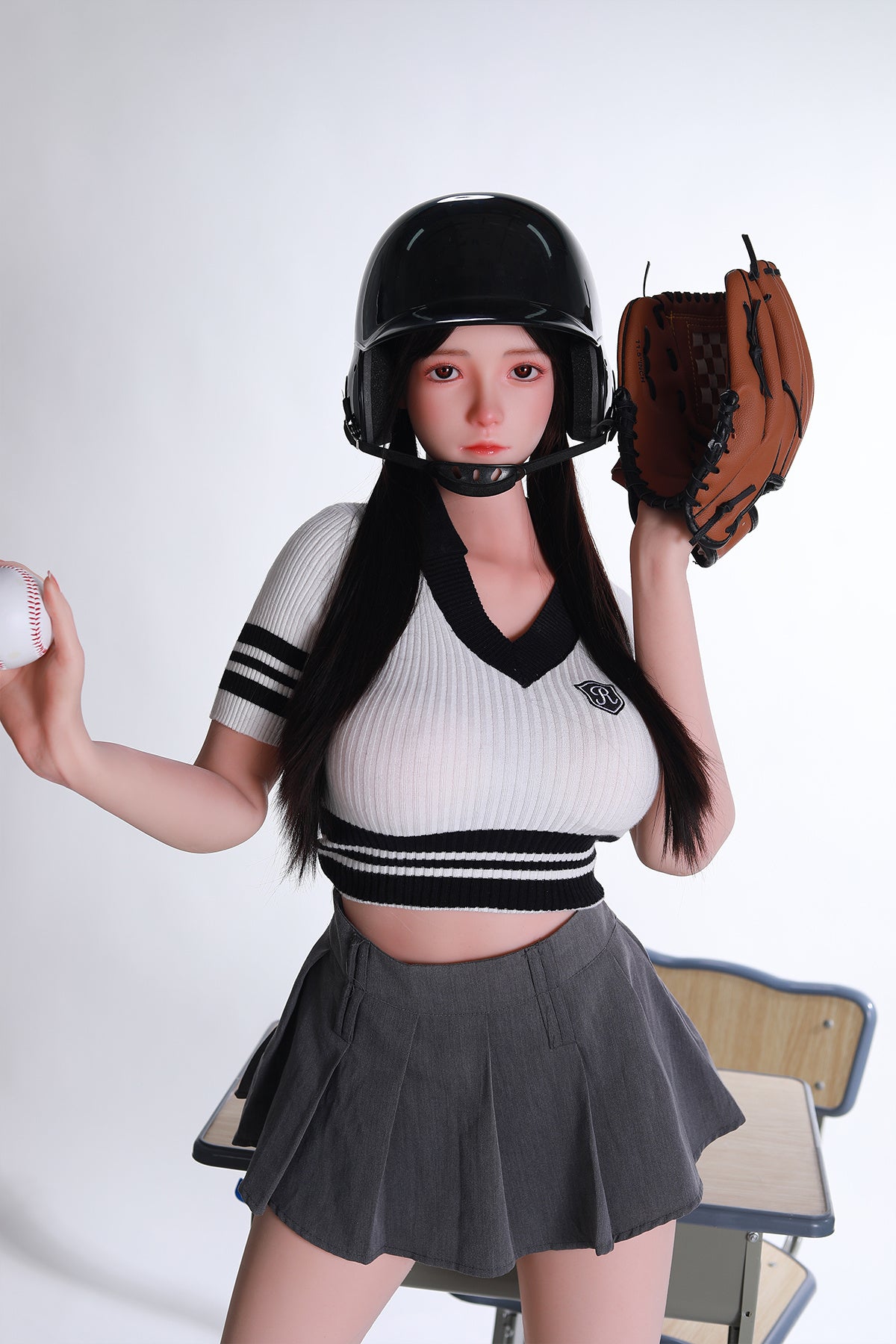 168cm (5.51ft) Big Boobs Asian Girl Sex Doll TPE Head & Silicone Body CFB250401 Sanae