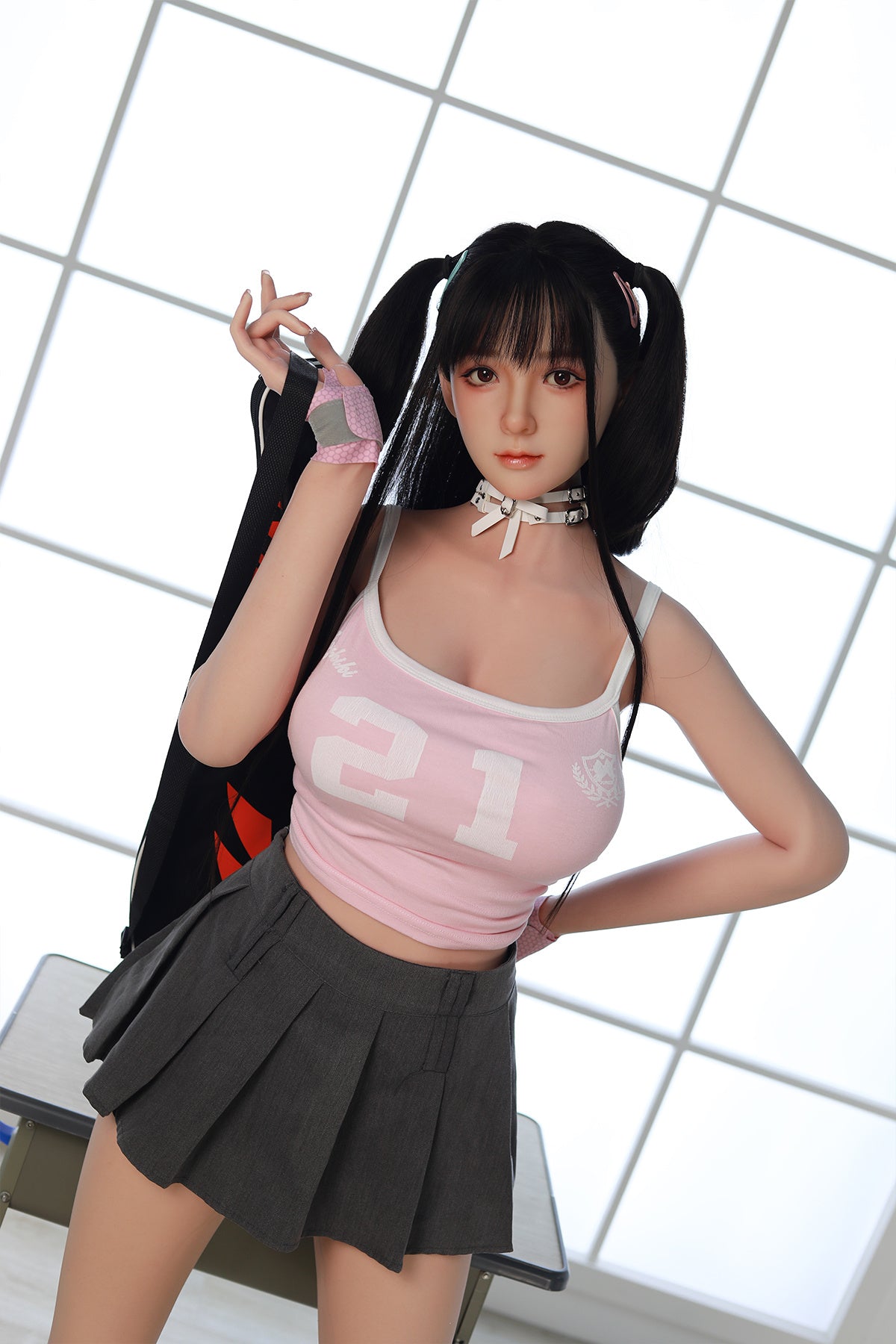 168cm (5.51ft) Big Chest Silicone Head & Body Lovely Sporty Girl Love Doll CFB250711 Hiroka