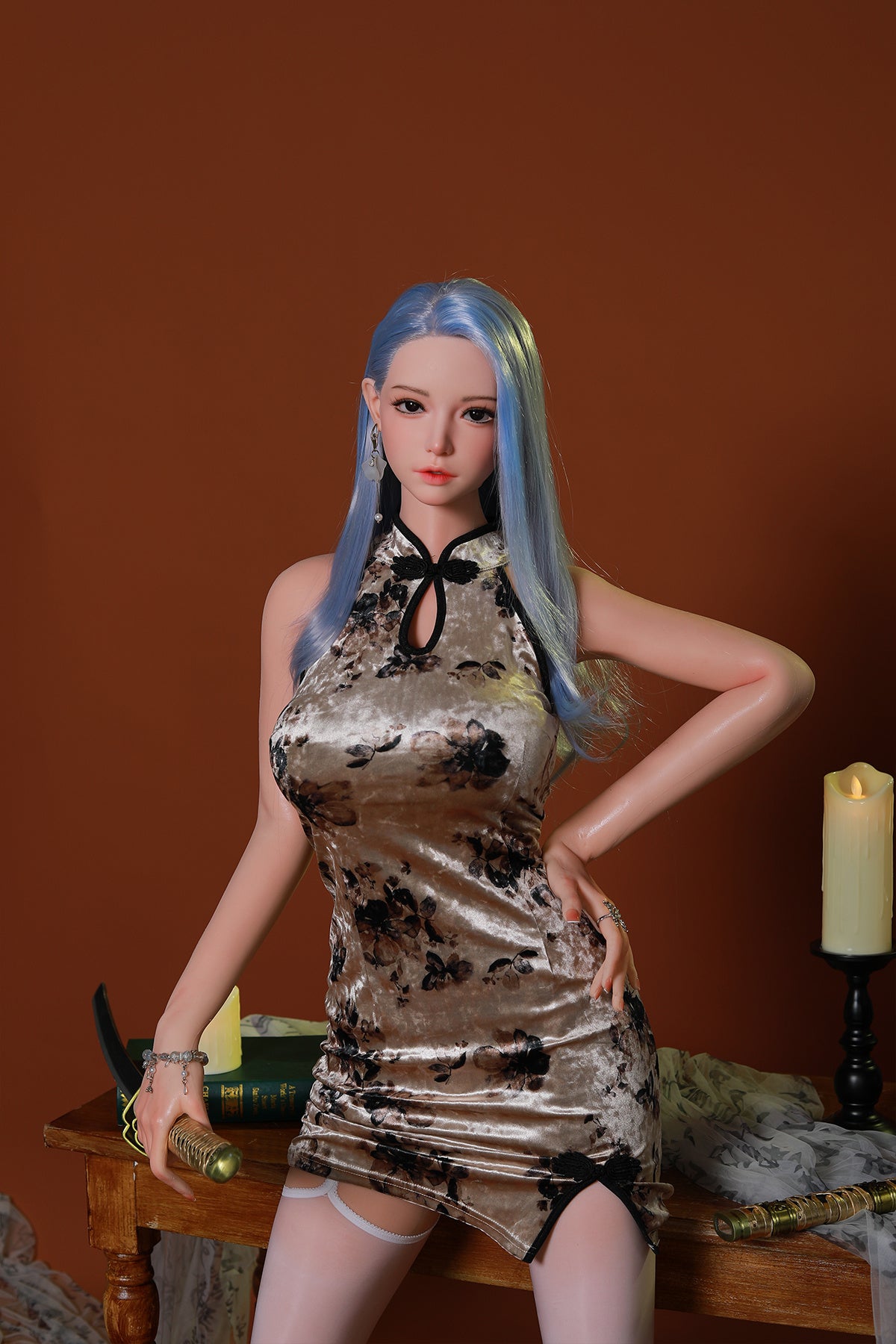 168cm (5.51ft) Big Breasts Sexy Japanese Silicone Head & Body Sex Doll CFBM250409 Umeko Movable Jaw