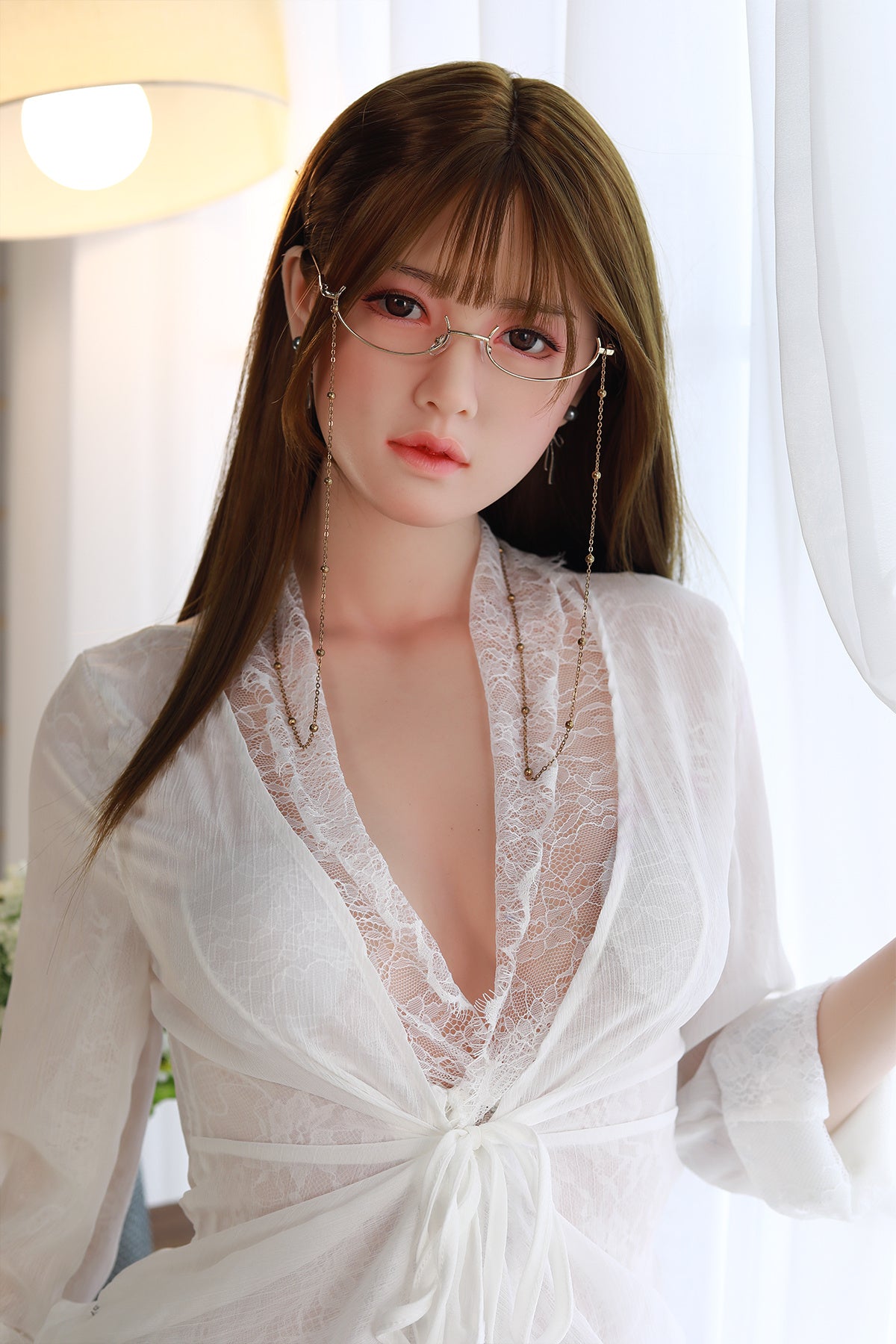165cm (5.41ft) Big Breasts Silicone Head & Body College Girl Sex Doll CFB250708 Sheryl