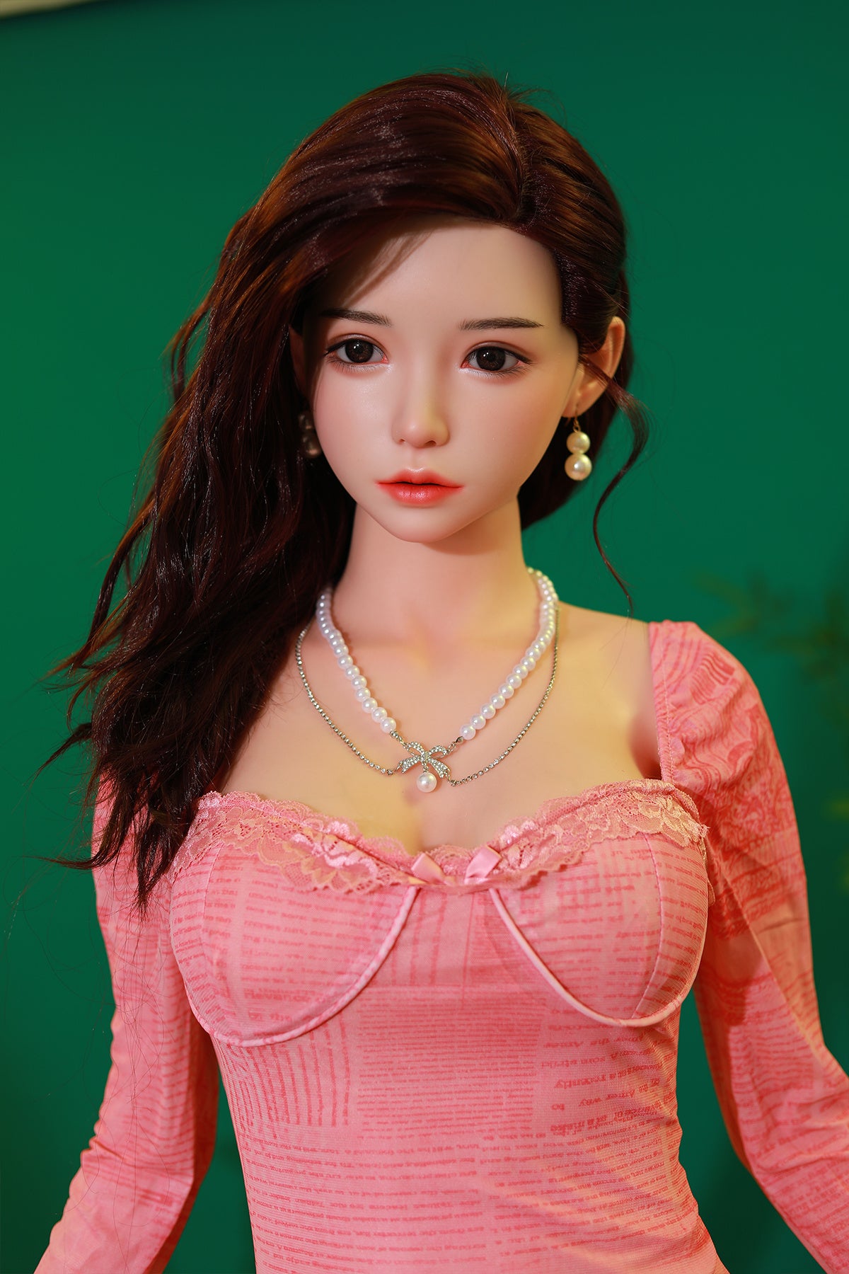 170cm (5.58ft) Small Tits Charming Girl Silicone Head & Body Sex Doll CFBM250415 Michie Movable Jaw