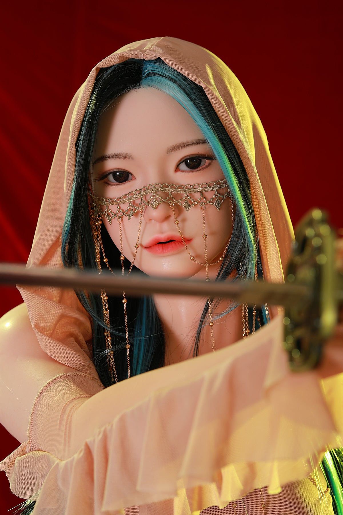 165cm (5.41ft) Big Breasts Silicone Head & Body Cosplay Love Doll CFBM250404 Yoshika Movable Jaw