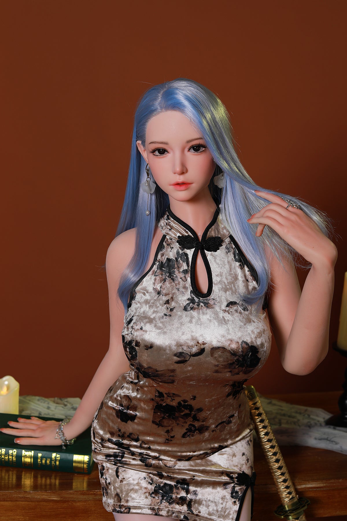168cm (5.51ft) Big Breasts Sexy Japanese Silicone Head & Body Sex Doll CFBM250409 Umeko Movable Jaw