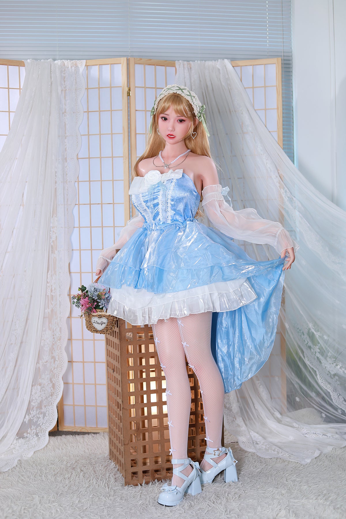 168cm (5.51ft) Big Boobs Silicone Head & Body Loli Love Doll CFBM250406 Dorota Movable Jaw