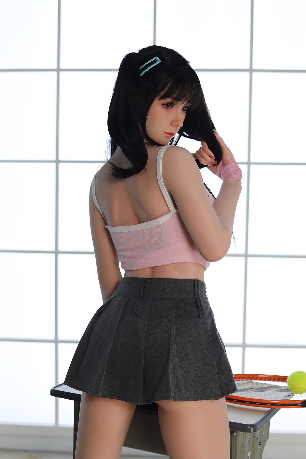 168cm (5.51ft) Big Chest Silicone Head & Body Lovely Sporty Girl Love Doll CFB250711 Hiroka
