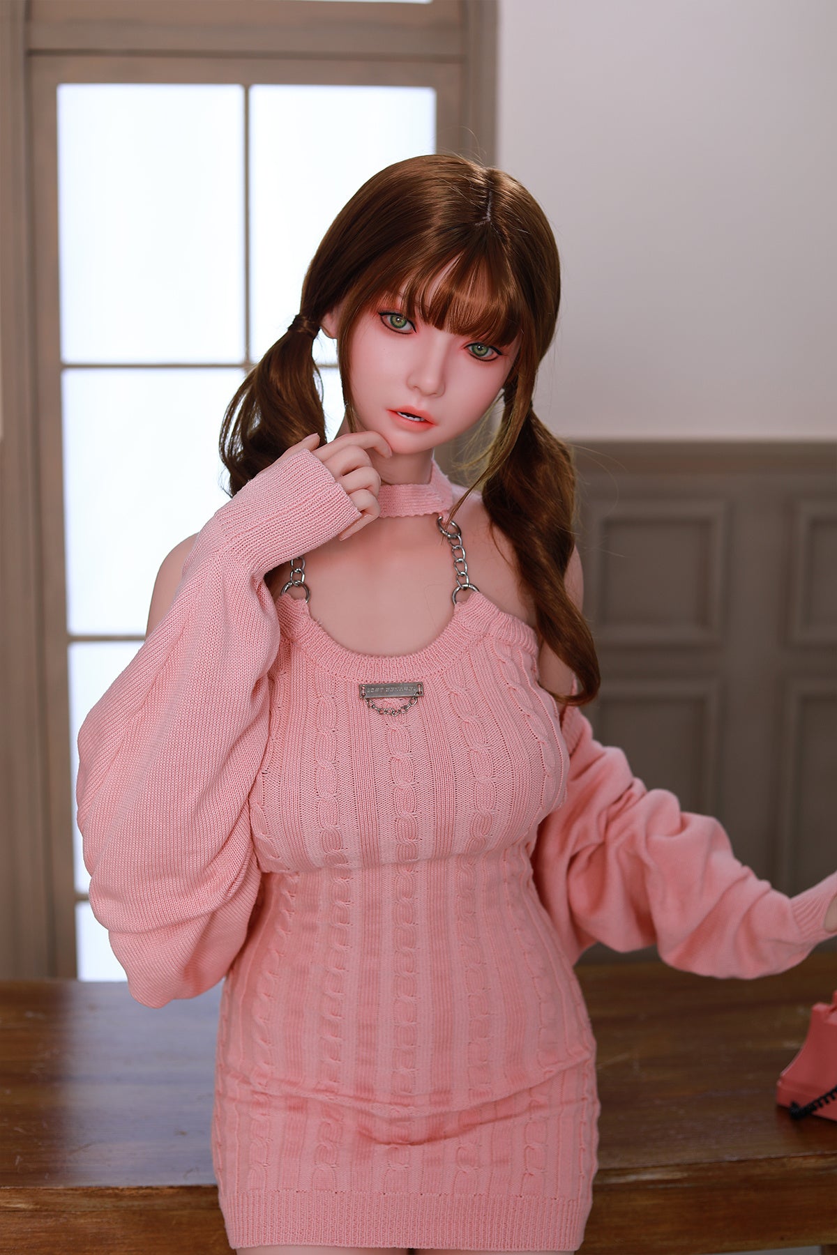 168cm (5.51ft) Medium Chest Silicone Head & Body Sweet Girl Sex Doll CFBM250407 Dariya Movable Jaw