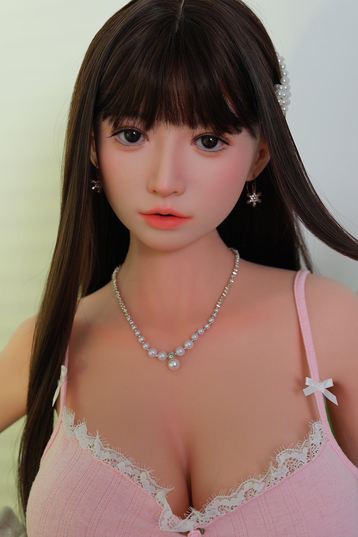 168cm (5.51ft) Big Bust Silicone Head & Body Lovely Asian Sex Doll CFBM250413 Yukie Movable Jaw