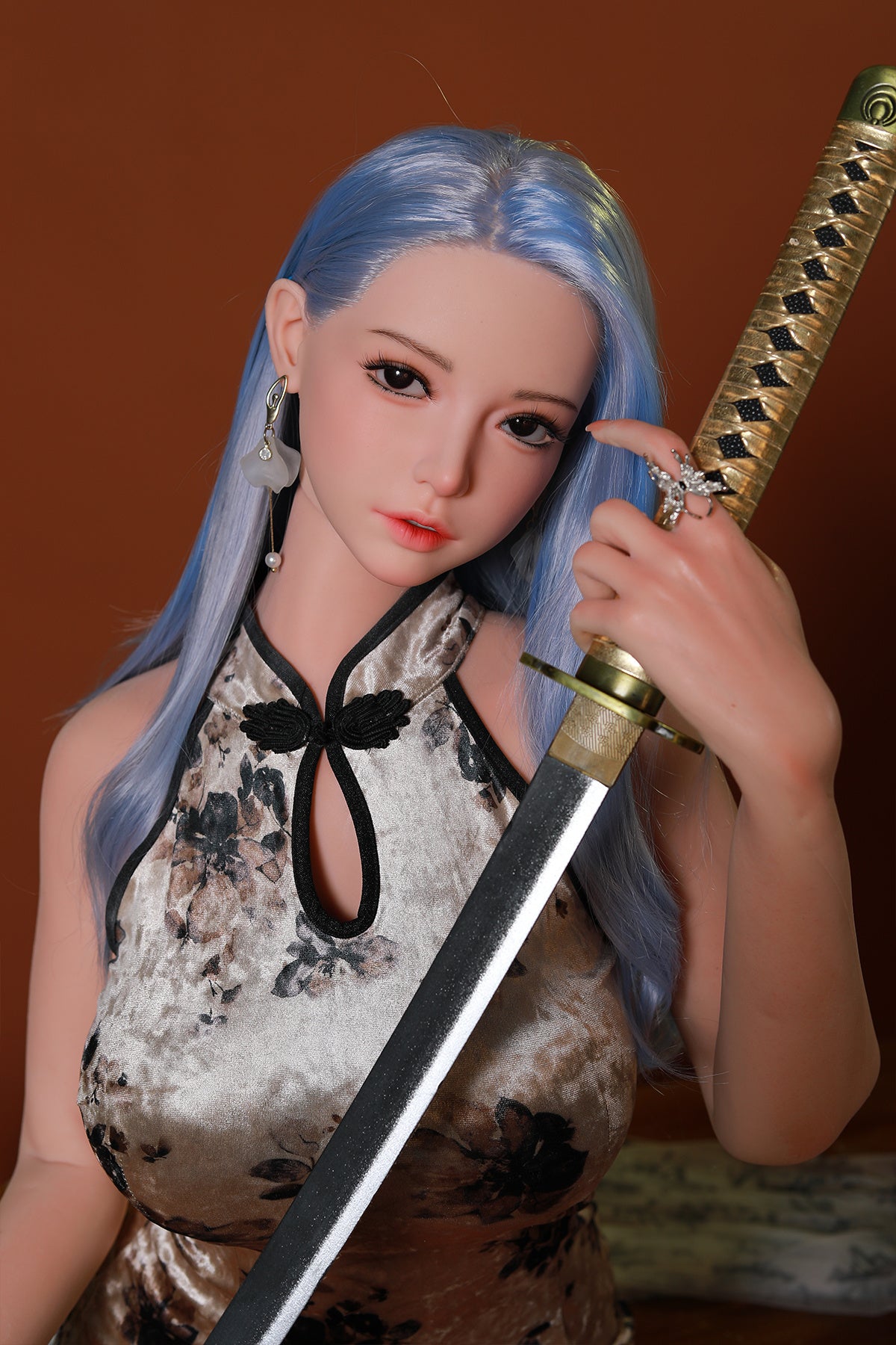 168cm (5.51ft) Big Breasts Sexy Japanese Silicone Head & Body Sex Doll CFBM250409 Umeko Movable Jaw