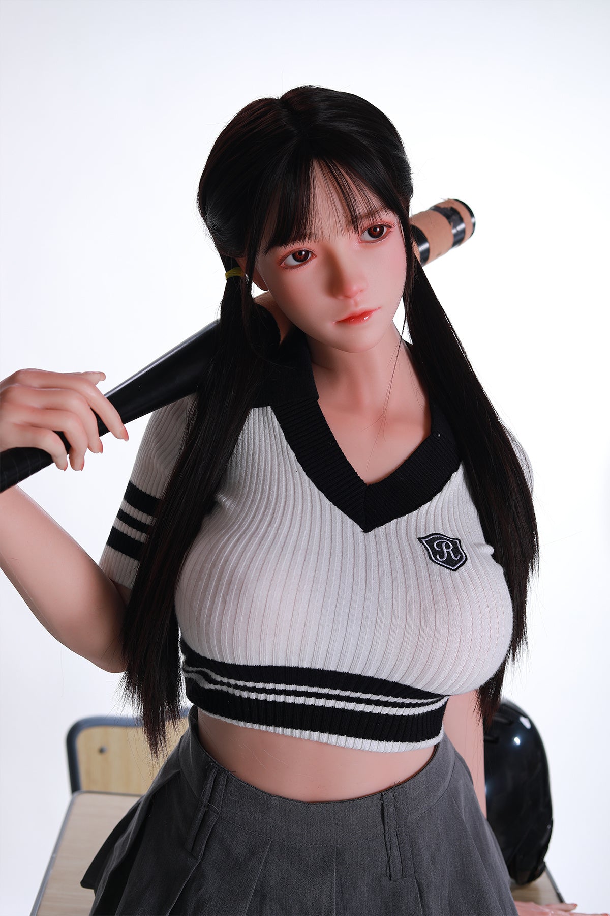 168cm (5.51ft) Big Boobs Asian Girl Sex Doll TPE Head & Silicone Body CFB250401 Sanae