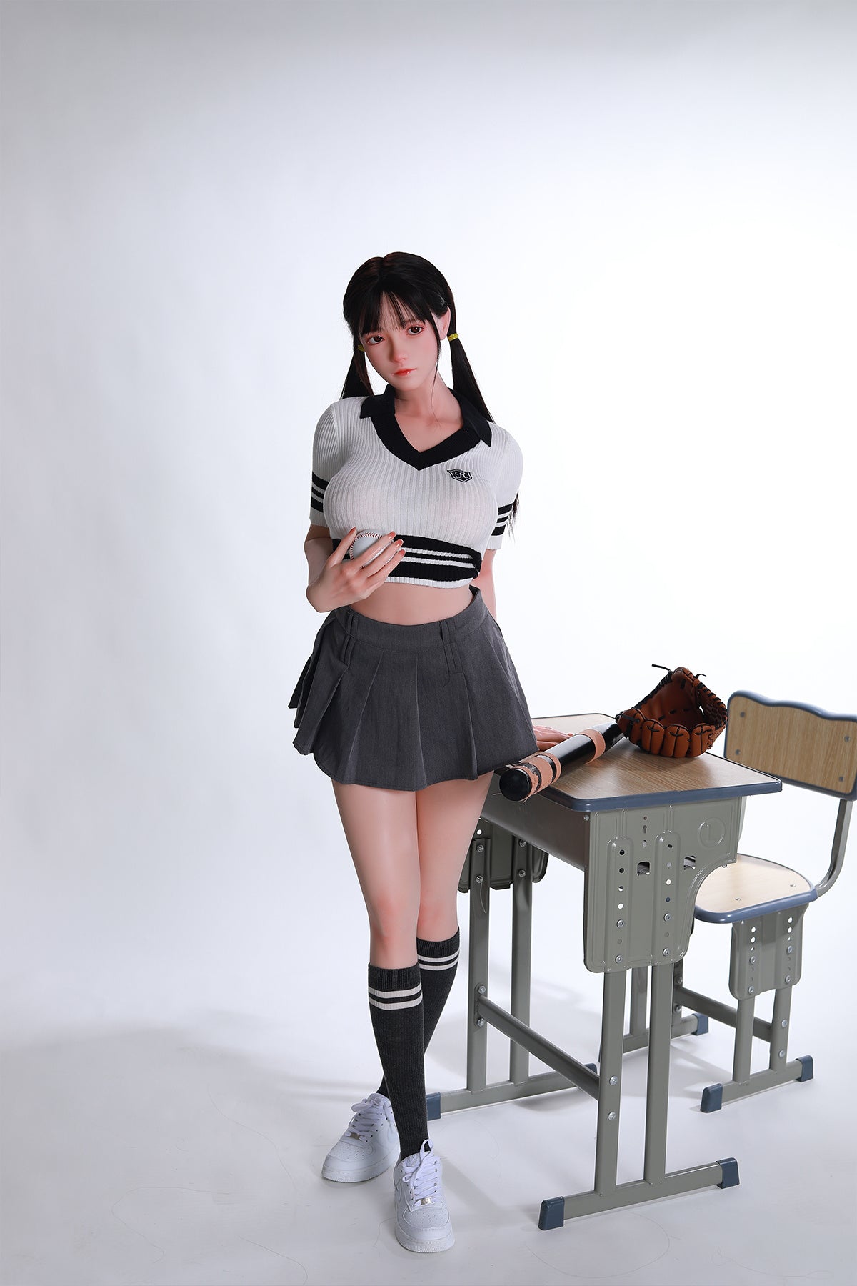 168cm (5.51ft) Big Boobs Asian Girl Sex Doll TPE Head & Silicone Body CFB250401 Sanae