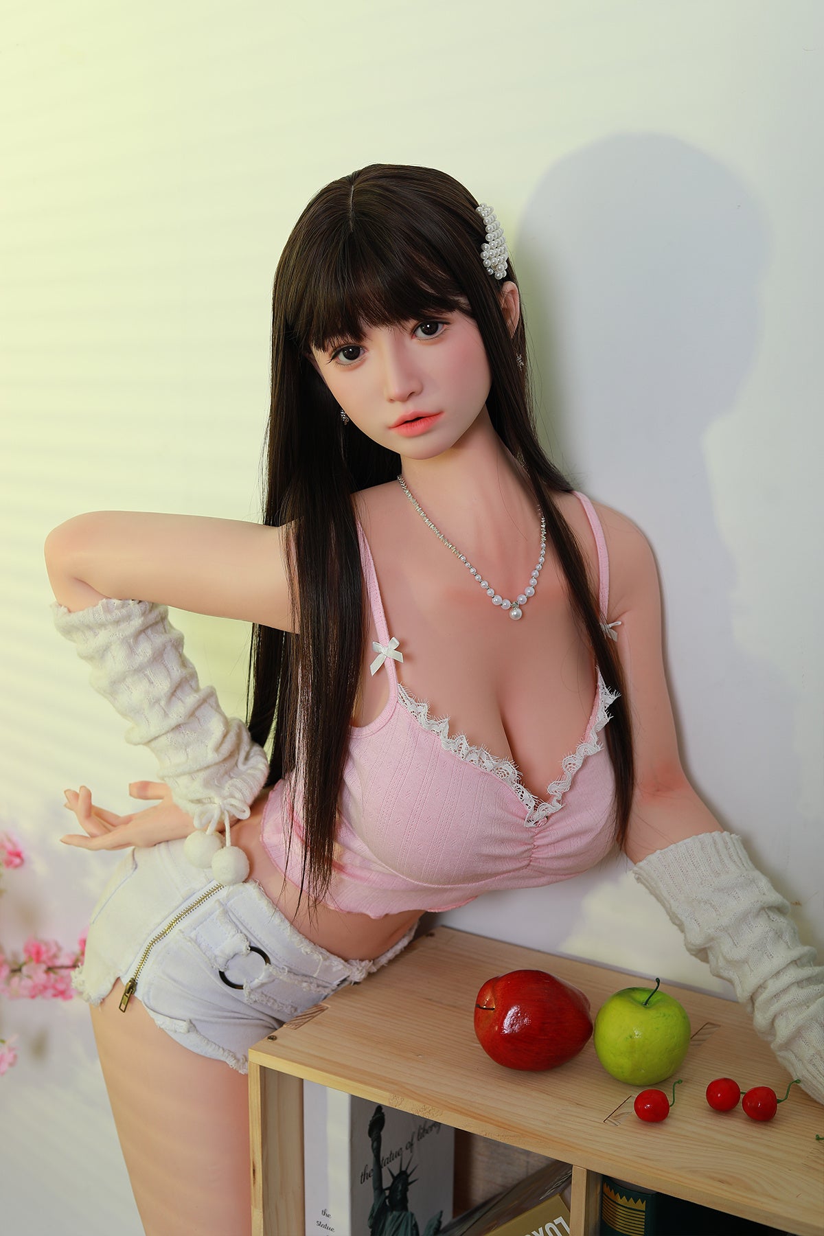 168cm (5.51ft) Big Bust Silicone Head & Body Lovely Asian Sex Doll CFBM250413 Yukie Movable Jaw