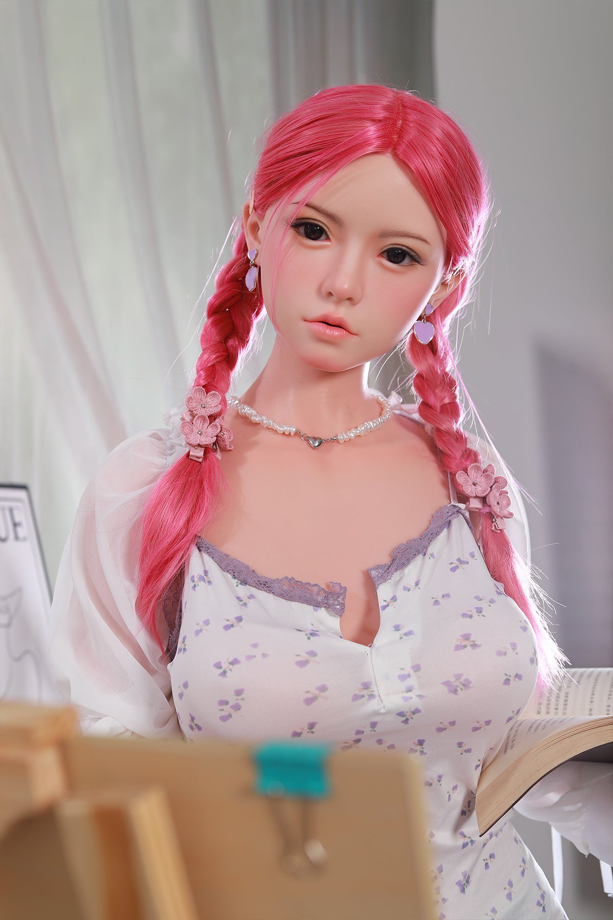 168cm (5.51ft) Medium Chest Romantic Young Girl Silicone Head & Body Love Doll CFBM250412 Akako Movable Jaw