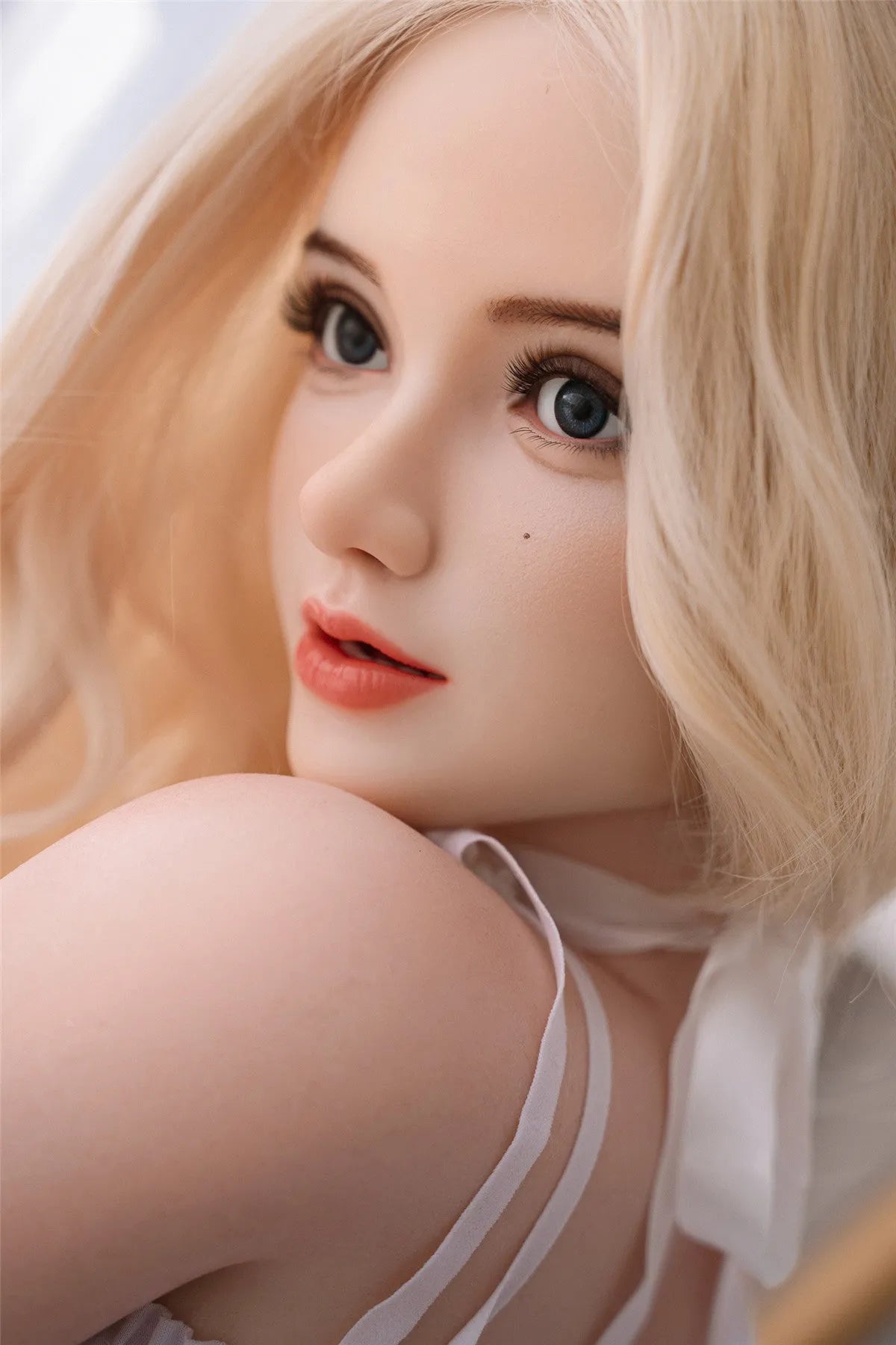 148cm (4.85ft) Small Boobs Cute Love Doll Silicone Head & Body D4080604 Britney FB6M Movable Jaw - Best Love Sex Doll