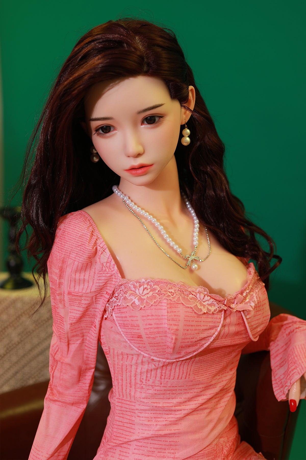 170cm (5.58ft) Small Tits Charming Girl Silicone Head & Body Sex Doll CFBM250415 Michie Movable Jaw