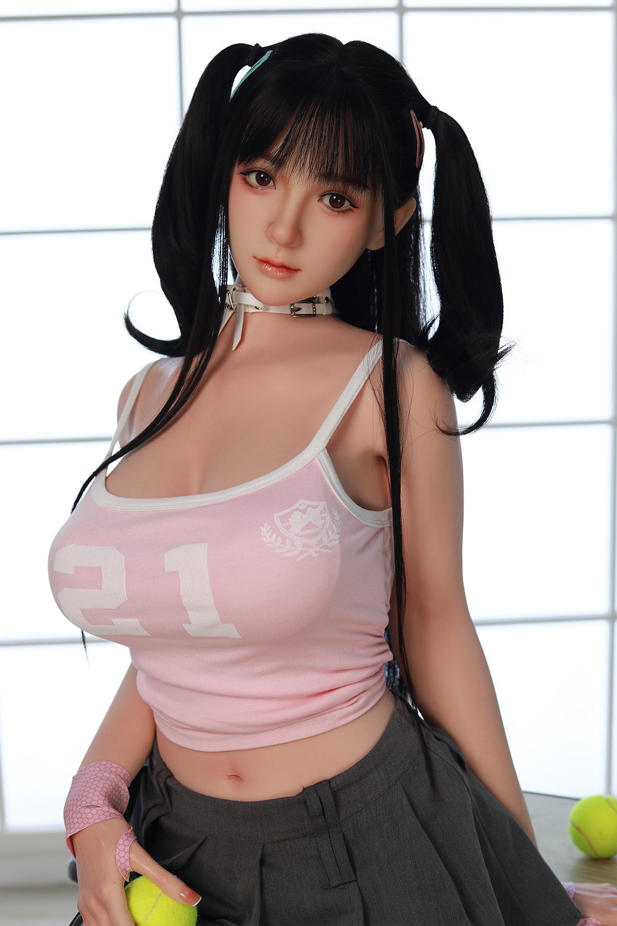 168cm (5.51ft) Big Chest Silicone Head & Body Lovely Sporty Girl Love Doll CFB250711 Hiroka