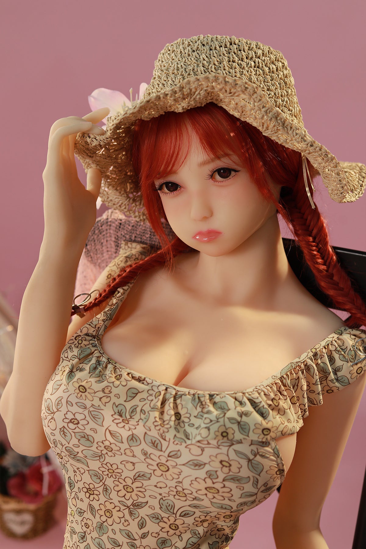 158cm (5.18ft) Big Tits Redhead Loli Sex Doll C250501 Jania