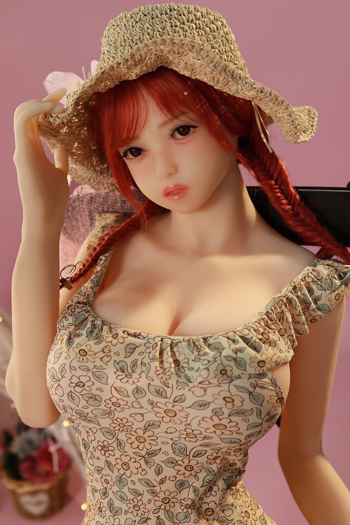 158cm (5.18ft) Big Tits Redhead Loli Sex Doll C250501 Jania