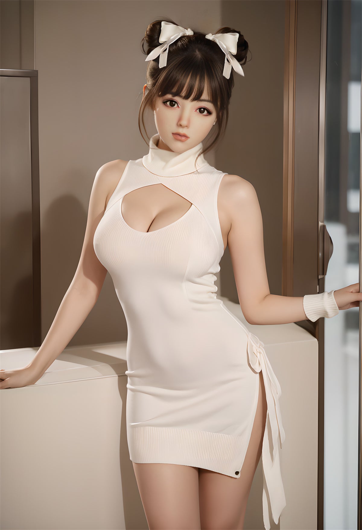 159cm (5.22ft) Small Chest Adorable Girl Asian Sex Doll E25021809 Megu