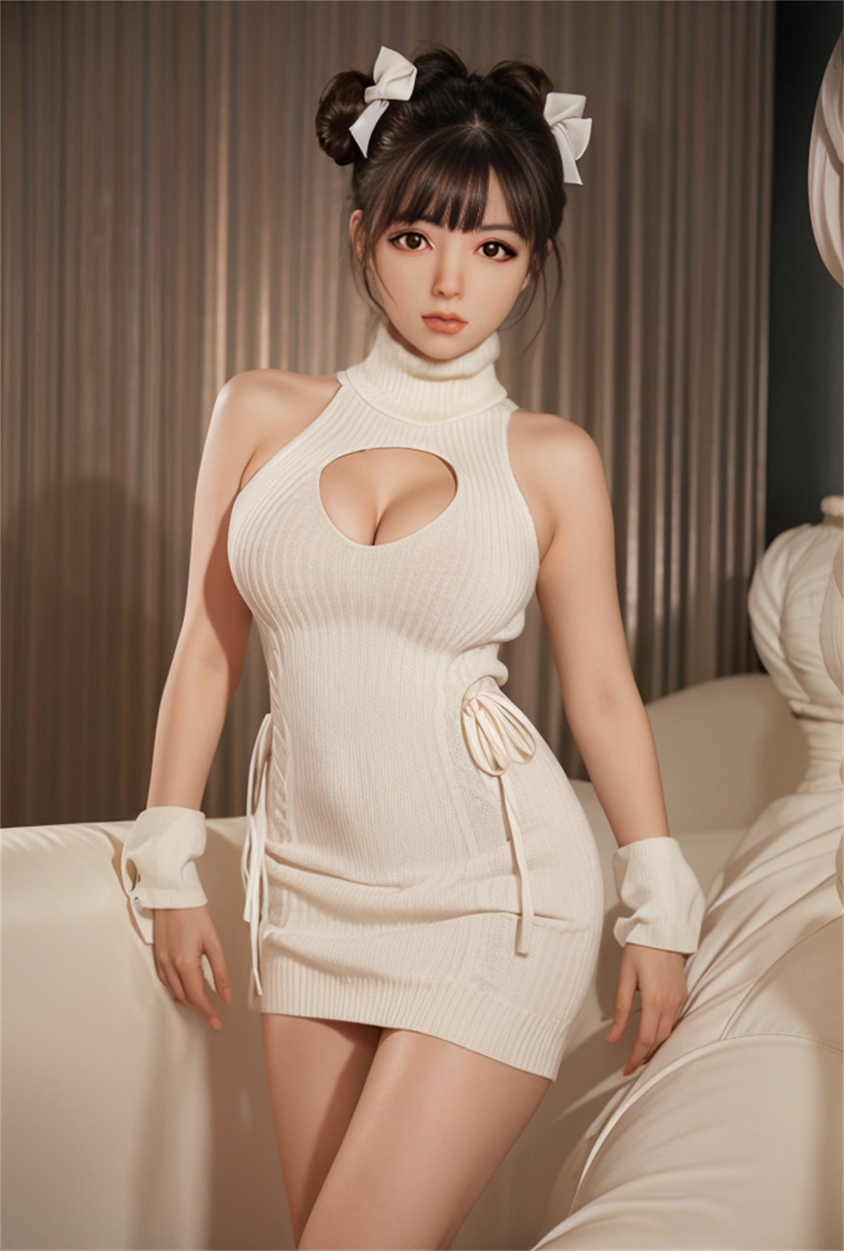 159cm (5.22ft) Small Chest Adorable Girl Asian Sex Doll E25021809 Megu