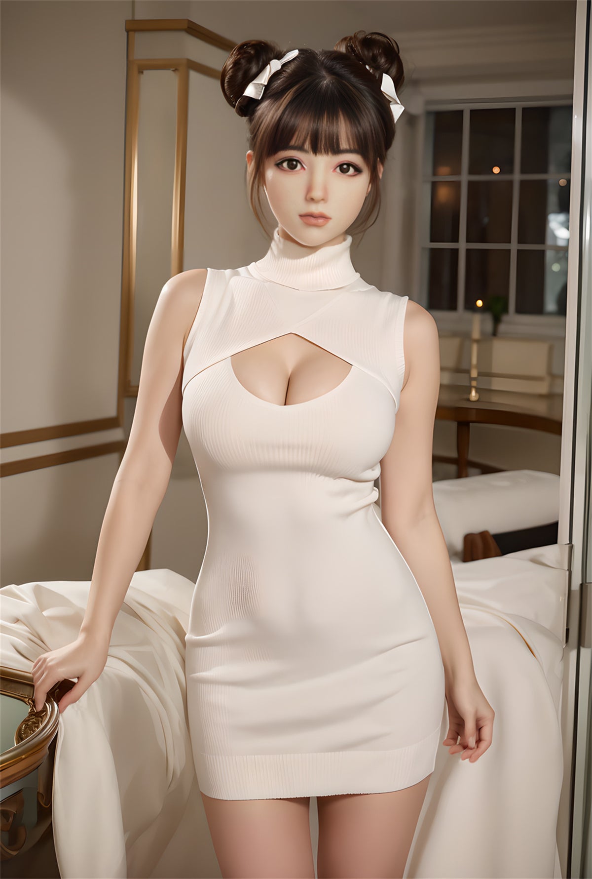 159cm (5.22ft) Small Chest Adorable Girl Asian Sex Doll E25021809 Megu