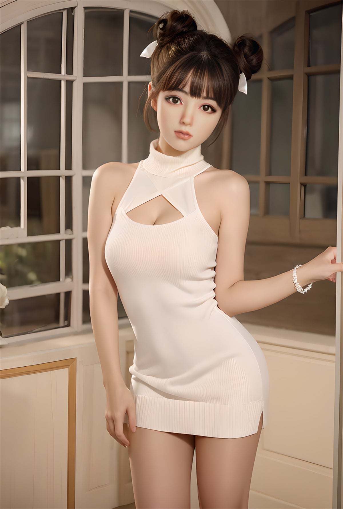 159cm (5.22ft) Small Chest Adorable Girl Asian Sex Doll E25021809 Megu