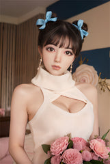 159cm (5.22ft) Small Chest Adorable Girl Asian Sex Doll E25021809 Megu