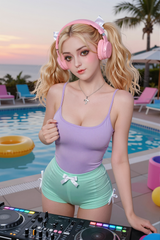 140cm (4.59ft) Small Bust Cute Blonde Girl Silicone Head & Body Sex Doll D6040301 Bessie FB6