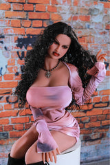 158cm (5.18ft) Big Breasts Black Hair Mature Lady Sex Doll C241262 Primrose