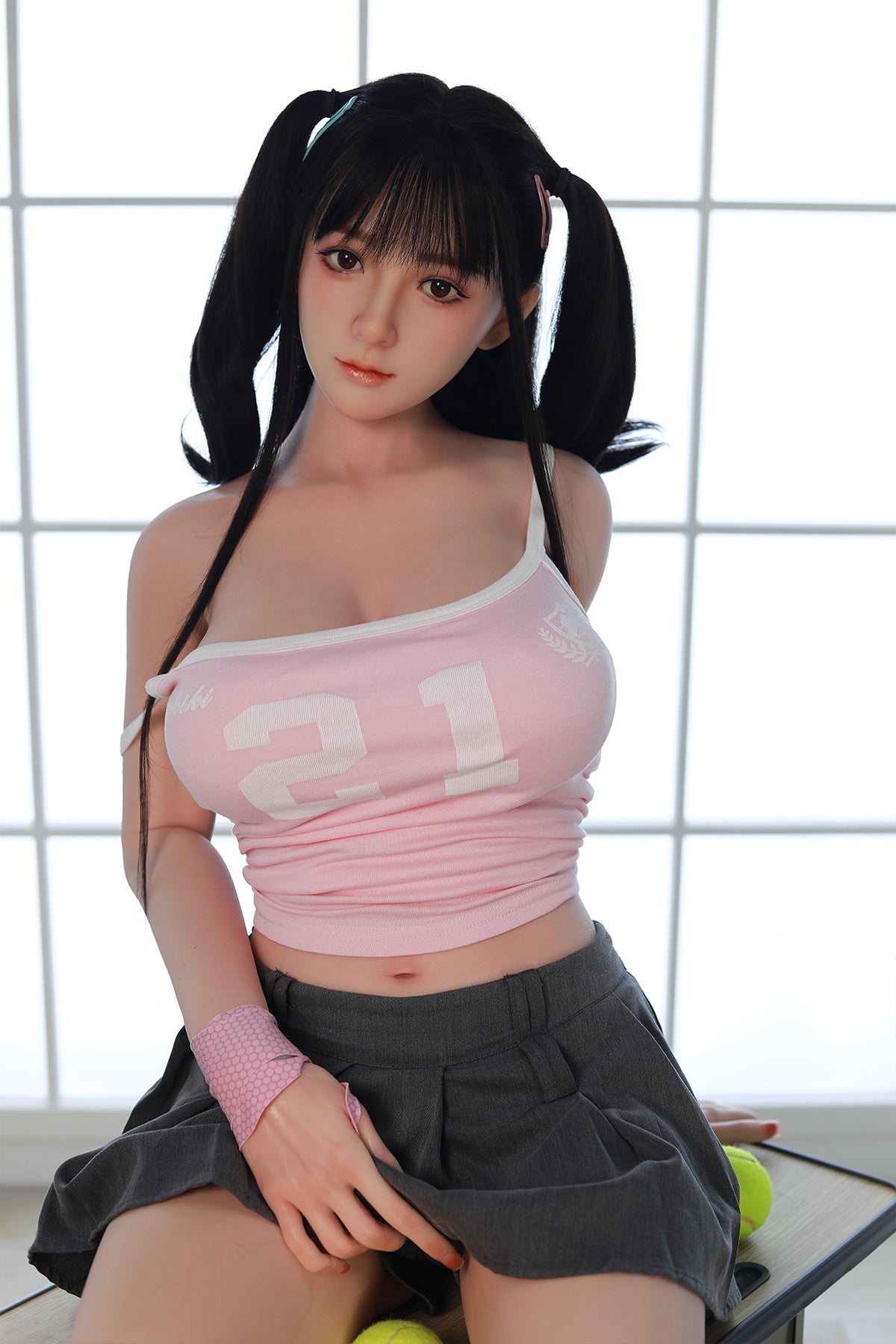 168cm (5.51ft) Big Chest Silicone Head & Body Lovely Sporty Girl Love Doll CFB250711 Hiroka