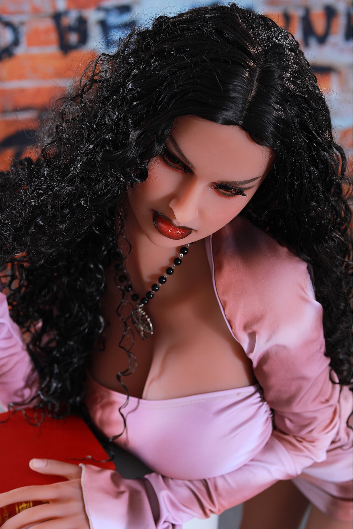 158cm (5.18ft) Big Breasts Black Hair Mature Lady Sex Doll C241262 Primrose