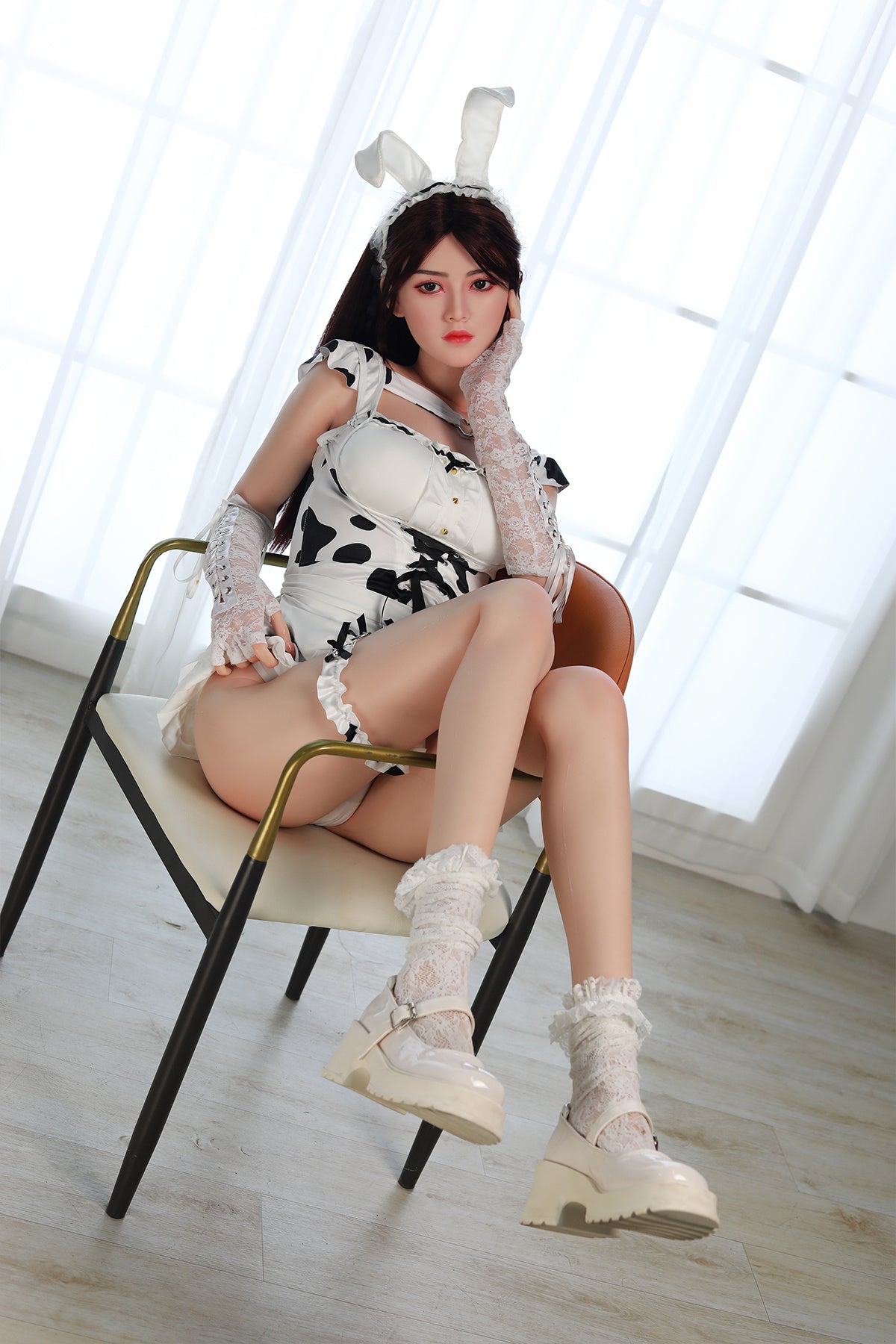 165cm (5.41ft) Big Breasts Lovely Young Girl Sex Doll Silicone Head & Body CFB250505 Rikako