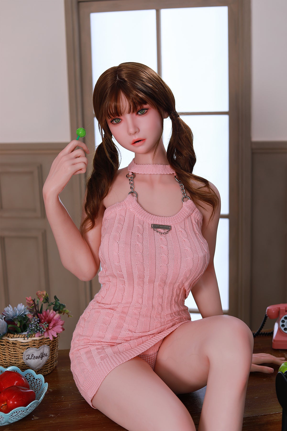 168cm (5.51ft) Medium Chest Silicone Head & Body Sweet Girl Sex Doll CFBM250407 Dariya Movable Jaw