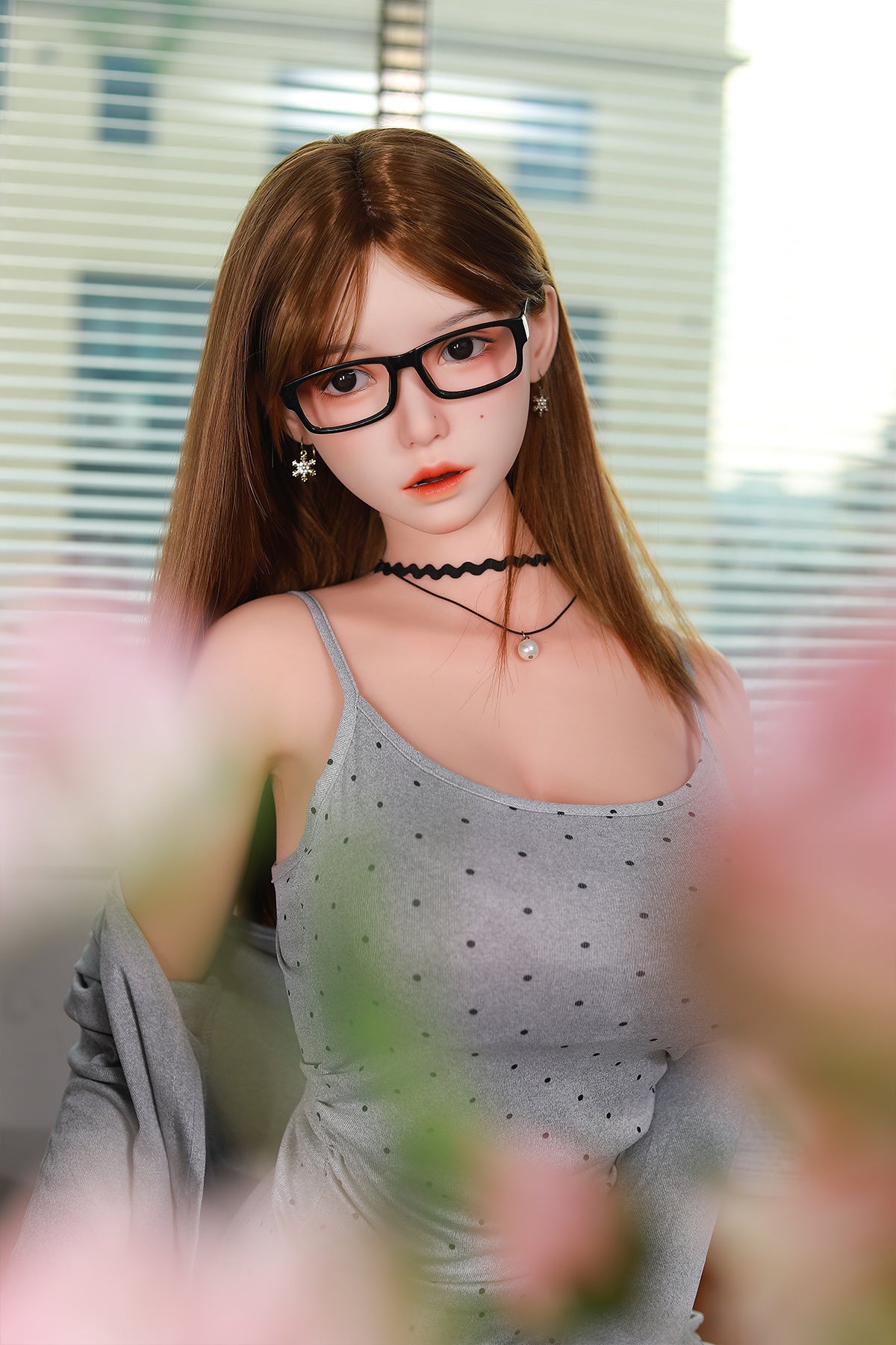 168cm (5.51ft) Big Breasts Silicone Head & Body Pretty Japanese Love Doll CFBM250414 Kamiko Movable Jaw