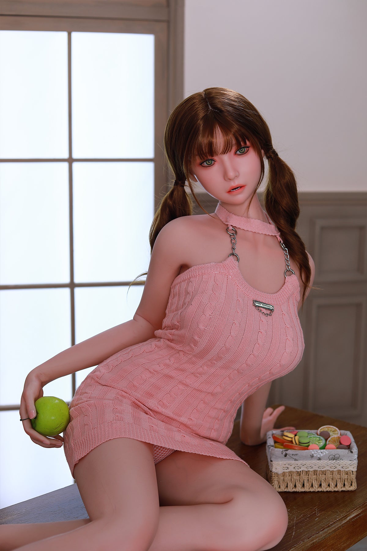 168cm (5.51ft) Medium Chest Silicone Head & Body Sweet Girl Sex Doll CFBM250407 Dariya Movable Jaw