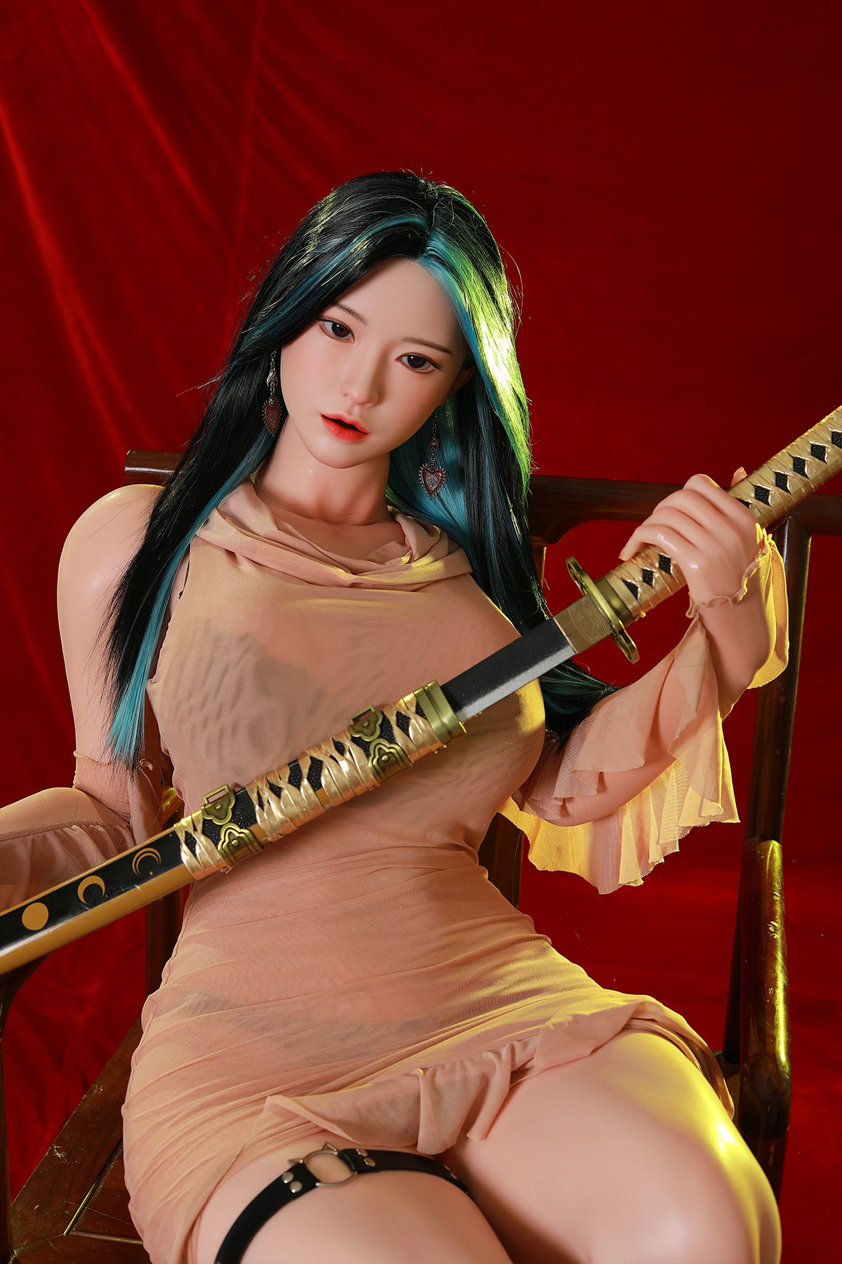 165cm (5.41ft) Big Breasts Silicone Head & Body Cosplay Love Doll CFBM250404 Yoshika Movable Jaw