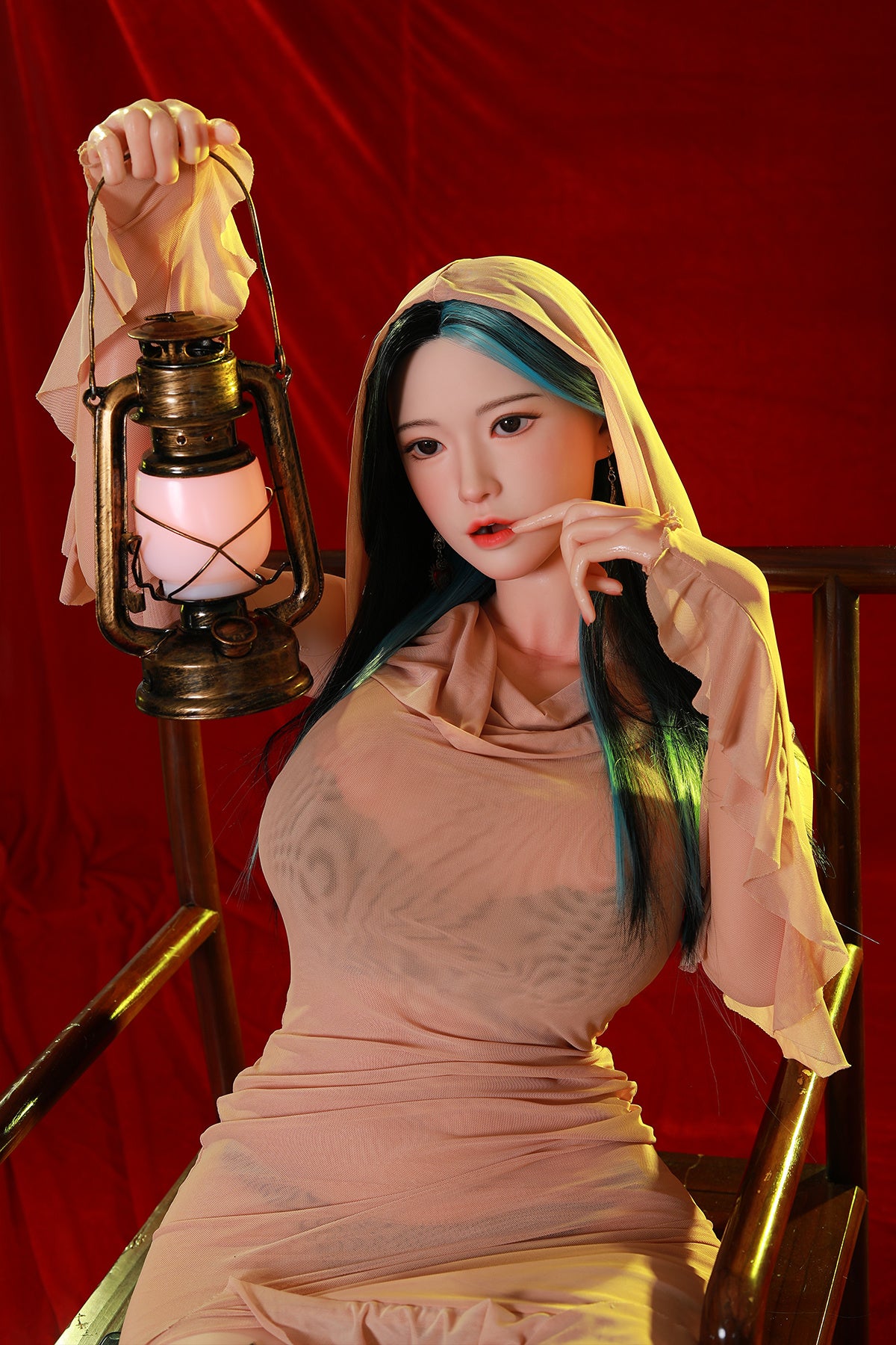 165cm (5.41ft) Big Breasts Silicone Head & Body Cosplay Love Doll CFBM250404 Yoshika Movable Jaw