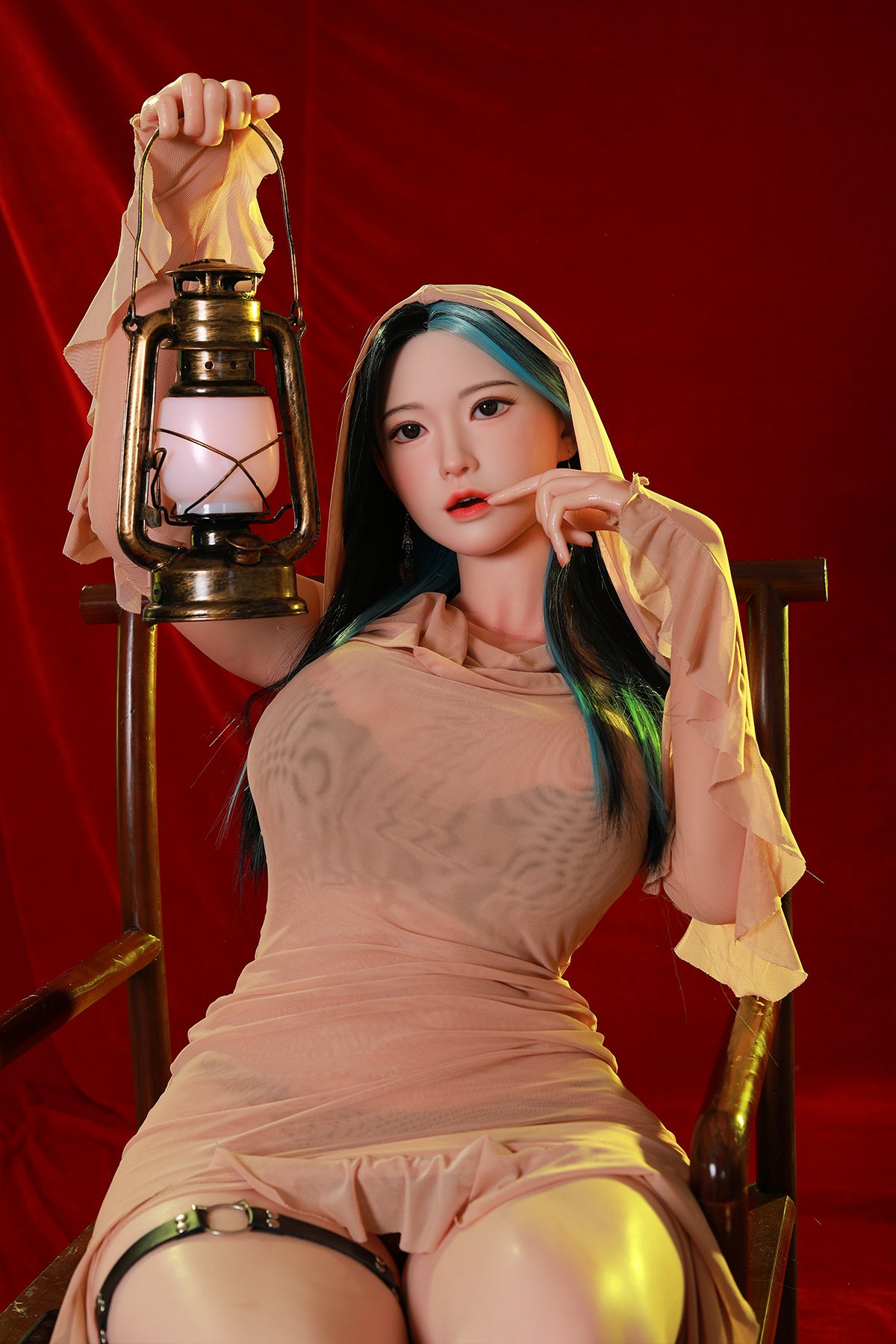 165cm (5.41ft) Big Breasts Silicone Head & Body Cosplay Love Doll CFBM250404 Yoshika Movable Jaw