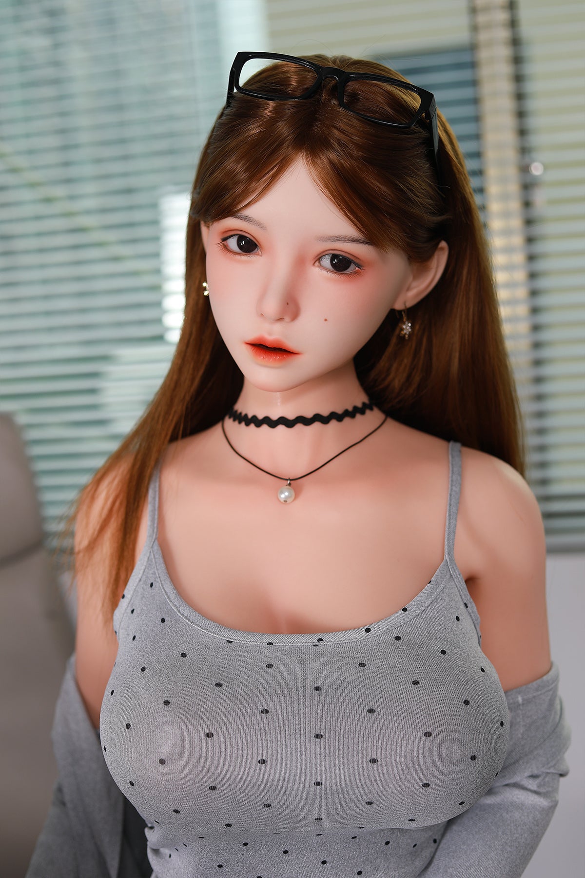 168cm (5.51ft) Big Breasts Silicone Head & Body Pretty Japanese Love Doll CFBM250414 Kamiko Movable Jaw