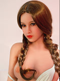 Милая секс-кукла с маленьким бюстом 140 см (4.59 фута) D3051508 Карли