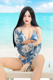 166 см (5.45 футов) Настоящая азиатская секс-кукла с маленьким бюстом D3051704 Rie