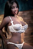 158cm (5.18ft) Small Tits Black Sex Doll D3051718 Rainie HB8