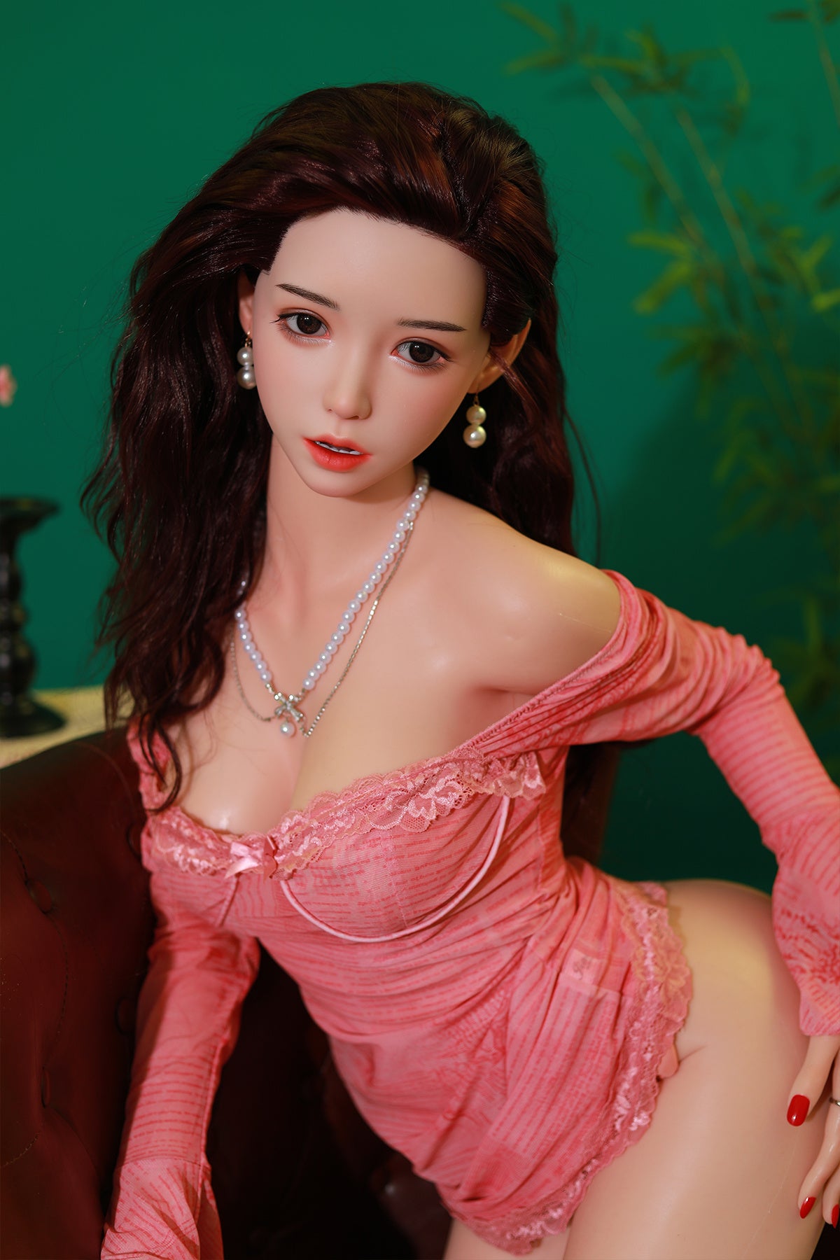 170cm (5.58ft) Small Tits Charming Girl Silicone Head & Body Sex Doll CFBM250415 Michie Movable Jaw
