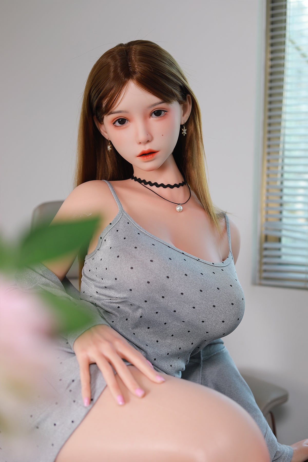 168cm (5.51ft) Big Breasts Silicone Head & Body Pretty Japanese Love Doll CFBM250414 Kamiko Movable Jaw